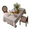 Tischdecke, luxuriöse Spitzentischdecke, Party-Tischdecke, amerikanische weiße Stickerei, Tischdekoration für Wohnzimmer, Schlafzimmer, Tischdecke