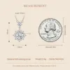 Halo-Halskette für Damen, 1 Lab-Grown-Diamant-Kette aus 925er-Sterlingsilber, 240115