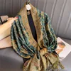 Lyxvarumärke Autumn Cashmere Pashmina Shawl Lady Wrap Warm Winter Scarves Design Print Female Foulard Cotton Stoles Scarf 240115