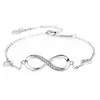 Andra armband vinter 925 Sterling Sier Armband Ladies Unlimited Symbol Christmas Gift Drop Delivery OTZ3A