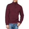 Men's Half Cardigan Men's Autumn Loose Thin Plush Sweater Casual Pullover Jacket Long Sleeved Knitted Sweater