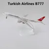 19cm Legering Metaal AIR TURKISH Airlines Boeing 777 B777 B-2001 Airways Vliegtuig Model Vliegtuig W Wielen Landingsgestellen Vliegtuigen 240116