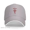 Ball Caps FullMetal Alchemist - Flamel Insignia (Red) Baseball Cap Baseball Maschio Trucker Sunhat Woman Uomini