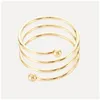 Bandringar 6st/set Gold Ring Set Combine Joint Band Toes Rings for Women Fashion Jewelry 113 U2 Drop Leverans smycken Ring DHMRW