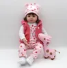 Bebe Doll Reborn Toddler 47 cm miękkie silikonowe lalki dla dzieci ciało referze menina świąteczne zaskakujące prezenty 240115