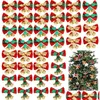 Świąteczny łuk z dzwonami Xmas Tree wiszący mini bownot ornament rok imprezy Dekoracja domu 10 DHX6K DHX6K