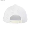 Boll Caps Voboom Men Quick Dry Baseball Cap Laser Cut Mesh Ball Cap Curved Brim Snapback Hat Q240116