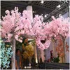 Decorative Flowers & Wreaths Decorative Flowers Wreaths Silk Cherry Blossom Simation Fake Flower Bouquet Artificial Tree For El Scenic Dhiws