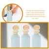 Garrafas de armazenamento 3 pcs luz azul flip-top garrafa de loção 260ml chuveiro gel shampoo dispensador de água viagem