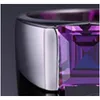 Solitaire Ring Rings Mens Square 3.3Ct Created Alexandrite Sapphire 925 Sterling Sliver Ring For Men Fine Jerwelry Fashion Style648 T Dhkci