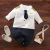 Ropa de piloto de bebé nacido de algodón, peleles de avión, pelele para niño, mono, traje infantil, traje de bebé, mono de capitán 240116