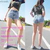 Women's Jeans Outdoor Full Zipper Invisible Open Crotch Jeans Women's Tight Double-Headed Zipper Tight Shorts Lovers Wild Sex Convenient Pants YQ240116