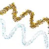 Nya banners streamers confetti 2m guldfärgad silver korallfärgad dekoration blomma bröllop attraktion strip wol bakgrund färg strip party strip s01766