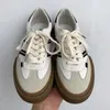 Autumn Luxury Shoes for Woman Classic Sneaker Leather Retro Low Cut Lace up Casual Women Sneakers Plus Size 44 240115