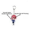 Women's Sleepwear Anime Blue Lock Acrylic KeyChains Cartoon Isagi Yoichi Chigiri Bachira Pendant Key Chain Prison Cute Keyrings Fans Gifts