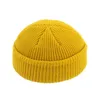 Berets Unisex Docker Sailor Biker Cap Men Adjustable Casual Brimless Skull Loop Beanie Hat Solid Summer Gorro Women's Hats