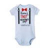 Rompers Personlize Baby Valentine Bodysuits Baby First Valentine's Day Outfits Clothes Custom Name Boys Jumpsuit Holiday Newborn Rompers H240508