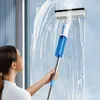 Spray Mop Brush Cleaning Tools Wiper Home Floor Glass Squeeze House Easy Floating Water Washing Window Magic Trapezers 240116