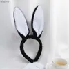 Bandeaux Mignon en peluche oreilles de lapin bandeau pâques doux oreilles de lapin bandes de cheveux pour femmes filles Anime Cosplay décorations coiffure habiller YQ240116