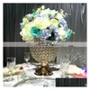 Party Decoration Fashion Crystal Flower Vase Craft For Home Wedding Gift Drop Delivery Garden Festive Supplies Event Dhg1X