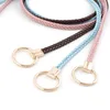 Belts 2024 Fashion Belt Women Female Knitting Style PU Leather Material Circle Alloy Metal Buckle Slender Type Casual Trend