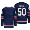 팀 하키 17 Blake Wheeler Jersey Kids 남자 여자 4 Braden Schneider 50 Will Cuylle 99 Wayne Gretzky 56 Erik Gustafsson 32 Jonathan Quick 26 Jimmy Vesey 23 Adam Fox