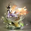 31 cm Demon Slayer Figuras de anime Kochou Shinobu Figura de acción Casa de fantasía Estatuilla Estatua de PVC Modelo Muñeca Juguetes coleccionables Regalos 240116