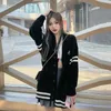 Strickjacke Frauen Schöne Gemütliche Mode Alle-spiel Patchwork Koreanischen Stil Ins Ankunft Kawaii Einfache Trendy Freizeit Junge 240115