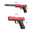 Pistol Manual EVA Soft Bullet Blaster Toy Gun Airsoft Pneumatic Firing With Silencer For Children Kid Adult CS Fighting Boys Birthday Gift