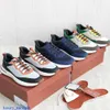 Week End Walk Sneakers Loropinas Casual Shoes New Mesh Cowhide Patchwork Casual Sports Men's Shoes Classic and Versatile Trend med kontrasterande färger HB 3YCV