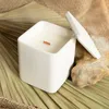 Candles Natural coconut container homemade candle in concrete vessel