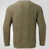 Prendas de punto de otoño e invierno para hombre, suéter holgado de manga larga con aguja gruesa, cárdigan de Color sólido, gran oferta