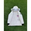 Designer Canada Poche à capuche Vestes d'oie Hommes Vêtements d'extérieur Mode Doudoune Manteau Casual Zipper Badges Vêtements d'hiver en plein air de haute qualité R134