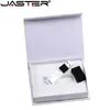 USB 플래시 드라이브 Jaster New Crystal Rose Gold Black Gold 2.0 USB 플래시 드라이브 선물 상자 4GB 8GB 16GB 32GB 64GB 무료 사용자 정의