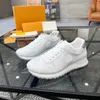 Män springer bort sneakers toppkvalitetskor kalvläder mesh blandad färgtränare löpare skor unisex tennisskor avslappnade sneakers 1.9 05