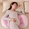 1 Pc multifonction femme enceinte oreiller côté sommeil protéger taille soutien ventre coussin doux pour la peau oreiller de maternité 240115