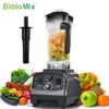 BioloMix 3HP, 2200 Вт, сверхмощный коммерческий блендер с таймером, миксер, соковыжималка, кухонный комбайн для фруктов, ледяные коктейли, без бисфенола А, банка 2 л 240116