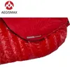 AEGISMAX Outdoor Camping Ultralight Mummy 95 % 800FP Gänsedaunenschlafsack Frühling Herbst Winterzelt Leichter Schlafsack240115