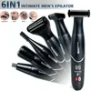 6 In 1 Female Electric Epilator Women Body Face Multifunctional Shaving Man Intimate Area Precision Shaver Face Beard Trimmer 240116