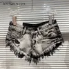 Kvinnors jeans Autumn New Street Fashion Kort byxor borstade casual denim Hot Pants Super Short Shorts för kvinnor Sexig kort byxa för damer YQ240116