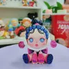 SP SKULLPANDA Stad van de nacht beeldje SP meisje figuren Kawaii pop Fantasy Cool rood ornament ontwerper speelgoed 240116