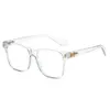 2024 Роскошные дизайнерские солнцезащитные очки Ch для мужчин и женщин, хромированные оправы для очков, новые плоские линзы, супер красивые, большие парные оправы для очков в форме сердца, высококачественные очки Yye6