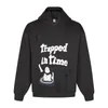 Broken Design Mens Hoodie Hoody Letter Long Sleeve Fashion Womens Top Casual S-xl