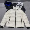 2023 neue Puffermantel Frau Daunenjacken Winter Mode Designer Parkas Mäntel Damen Classic Stripped Hooded Puff Jacke Oberbekleidung S-L 23fw