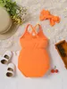 Spring and summer girls' tight fitting clothes with embroidered lace straps wrapped around the waist triangle climbing set newborn baby jumpsuit set 240116