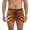 Sous-vêtements drôles Boxer Shorts culottes slips hommes réaliste peau de tigre sous-vêtements Animalprint Animal doux pour Homme