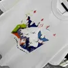 designer t-shirt dames merkkleding voor dames zomertops mode graffiti logo afdrukken dames shirt met ronde hals 16 januari