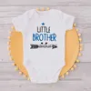 Family Matching Tenues Big Sister Little Brother frères frères et sœurs Matng T-shirts Boys Girls Summer Clothes Tops Bodys BodySuit Bodys Birthday Party Giftfits H240508