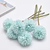 Dekoratif Çiçekler 10 Pc/Paket Taktit Çiçek Taraxacum Ball Chrysantemum İpek İpek Yapay Bitki Dekorasyon Oturma Odası Balkon Düğünü