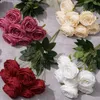 Seven-Headed Imperial Concubine Rose Curled Bunch Wedding Home landskap Blommor Silk Flowers Wedding Arch Road Blomma Arrangement KK